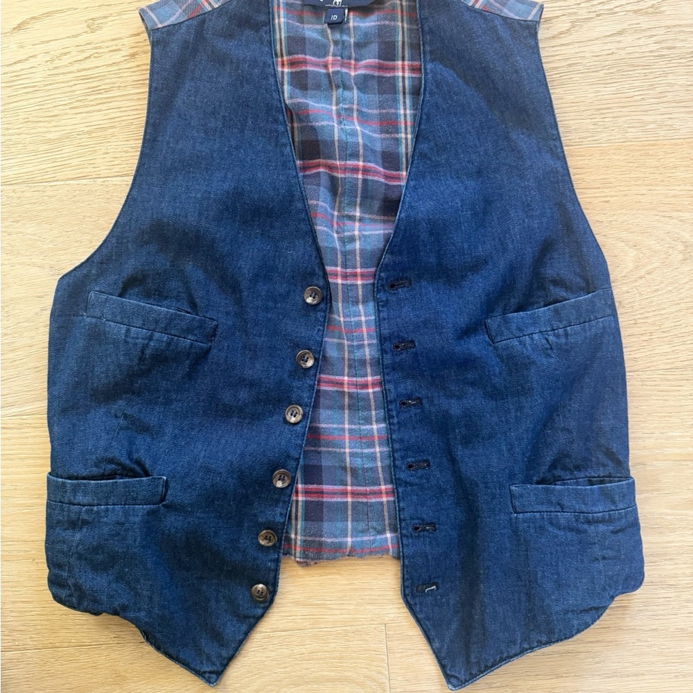 Ralph Lauren Dark Blue Denim Vest